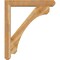 Ekena Millwork Legacy Craftsman Rough Sawn Bracket w/ Offset Brace, Western Red Cedar, 6"W x 34"D x 40"H BKT0604X34X40LEC04RWR - alternate 2